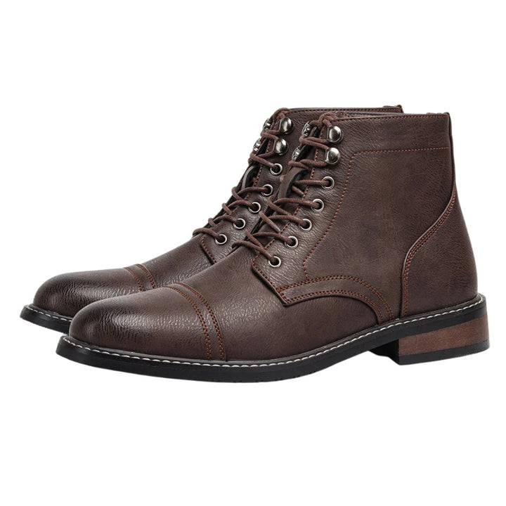 Milan | Vintage Cap-Toe Derby Stiefel