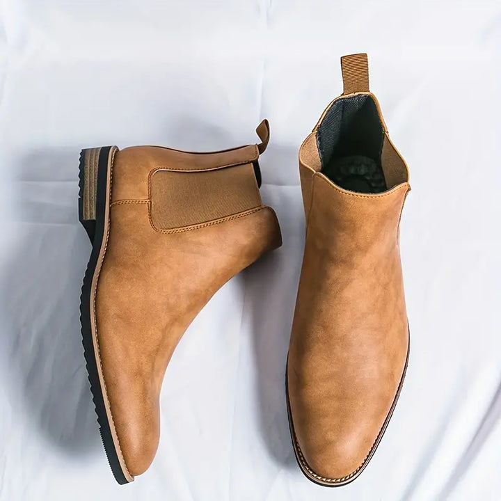 Denzel | Leder Chelsea Boots