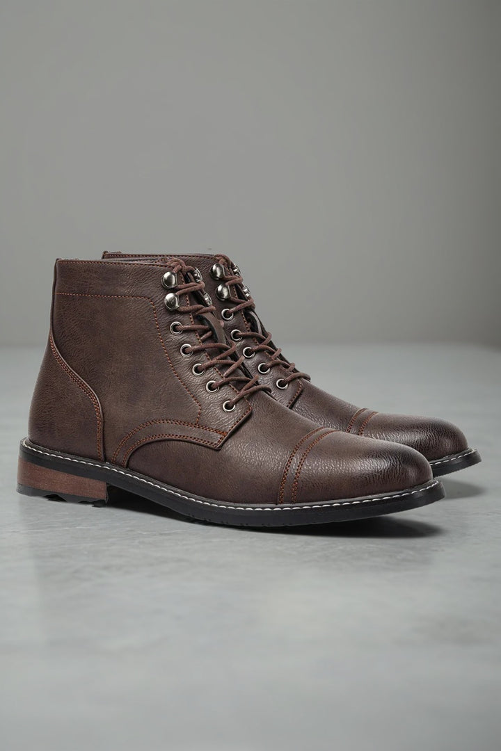 Keith | Vintage Kap-Zehn Derby-Stiefel