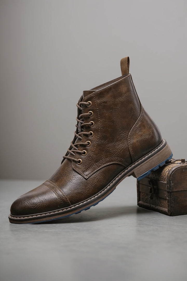 Conor | Modische Leder-Ankle Boots