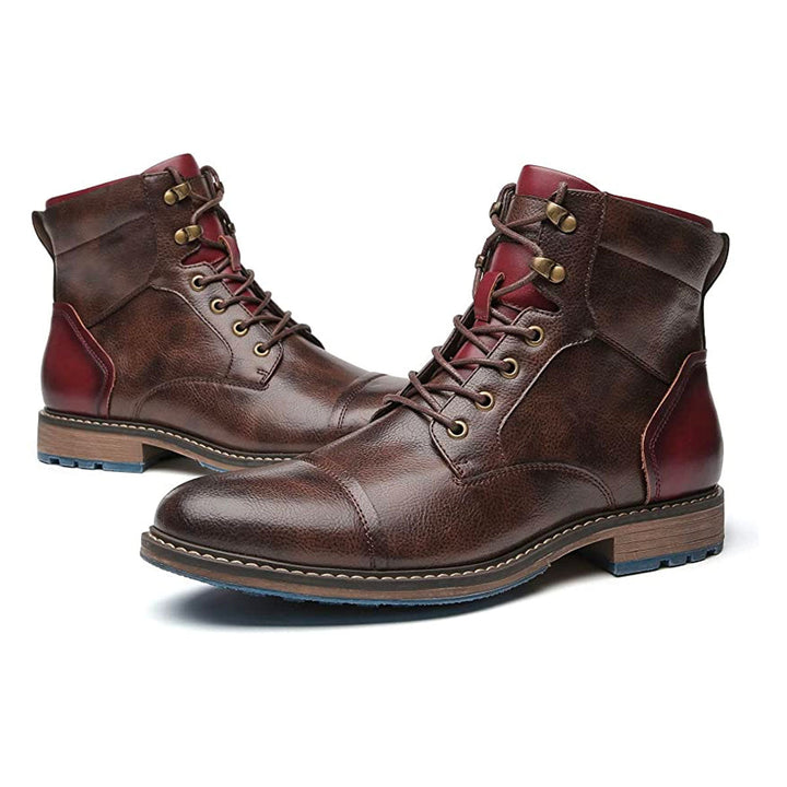 Aaron | Handgefertigte Premium Leder Oxford Stiefel