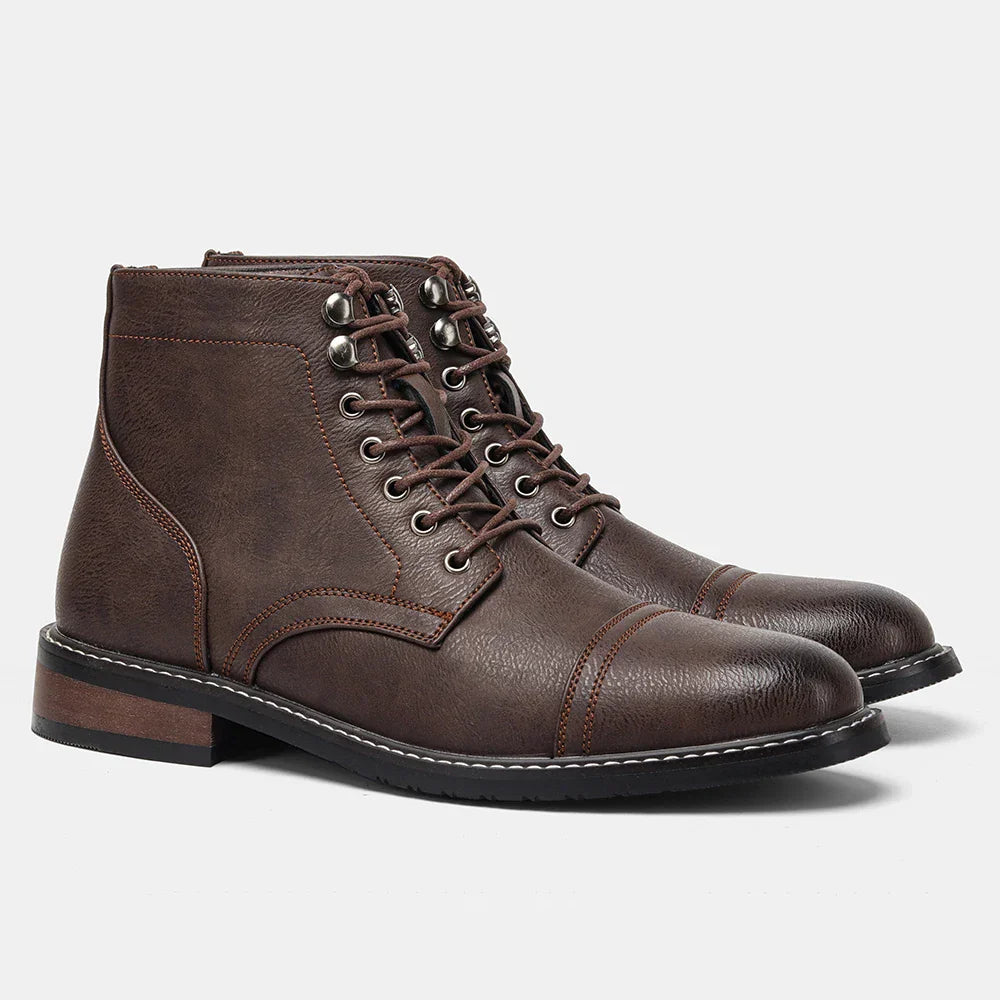 Keith | Vintage Kap-Zehn Derby-Stiefel