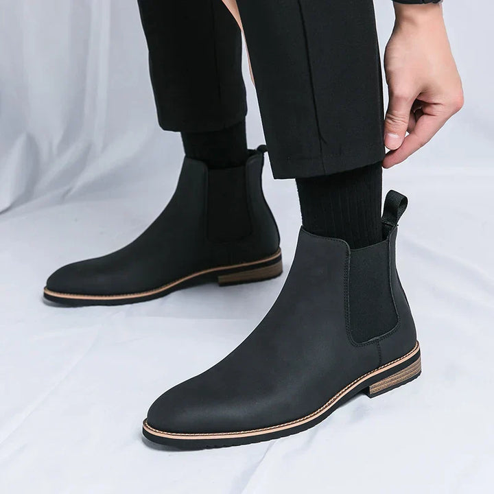 Denzel | Leder Chelsea Boots