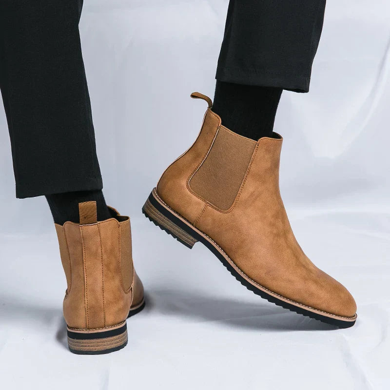 Denzel | Leder Chelsea Boots