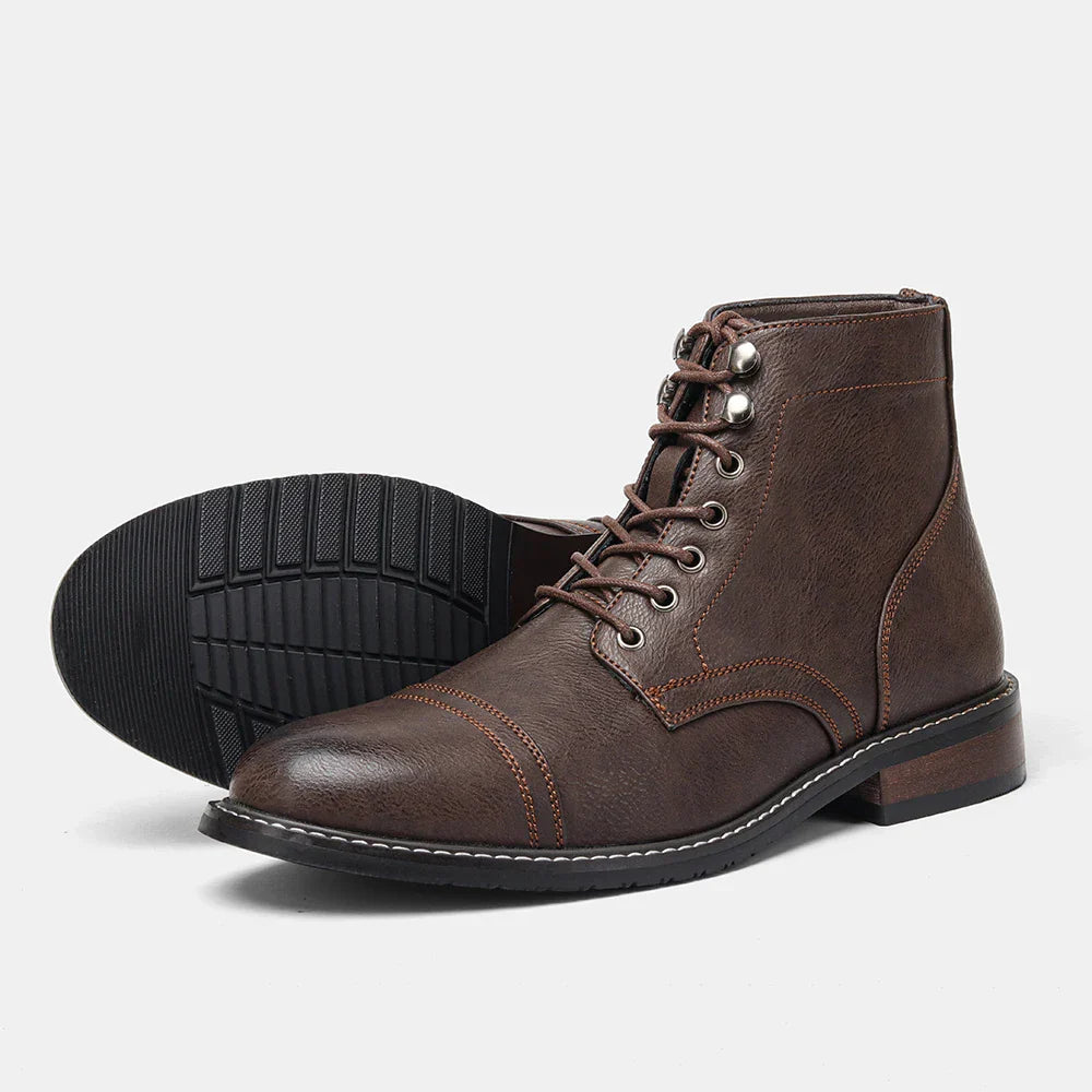 Keith | Vintage Kap-Zehn Derby-Stiefel