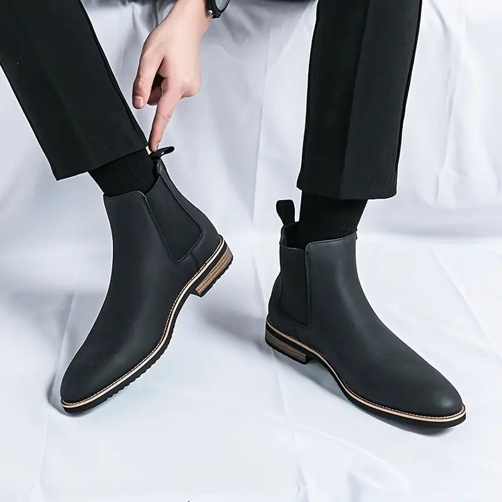 Denzel | Leder Chelsea Boots