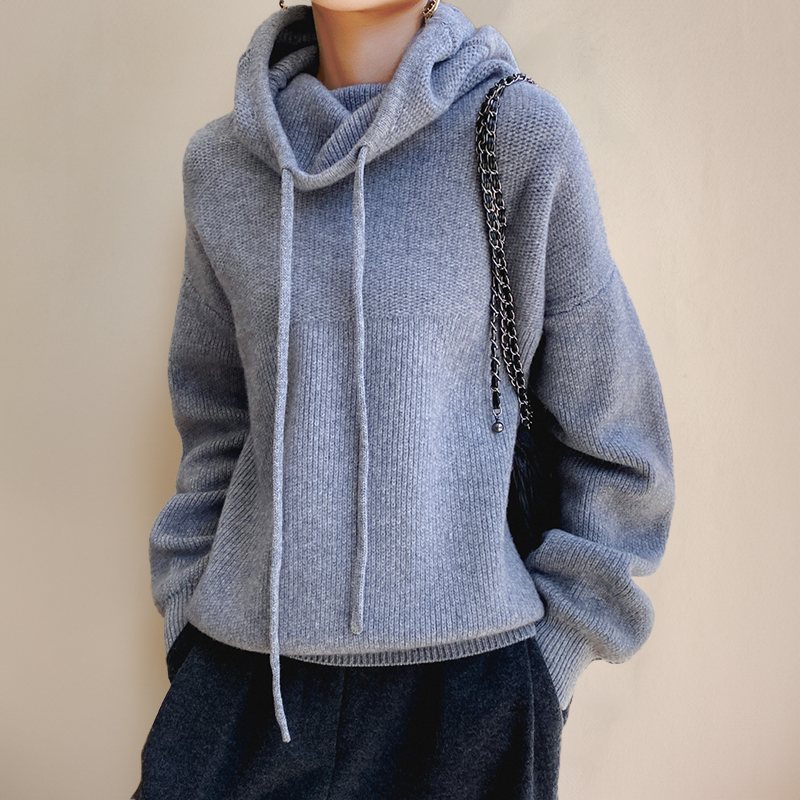 ISABEL | Gestrickter Hoodie