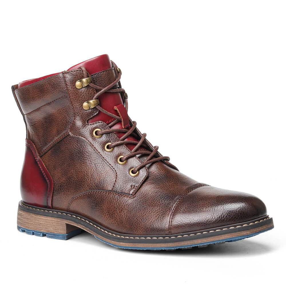 Aaron | Handgefertigte Premium Leder Oxford Stiefel